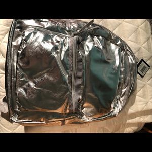 Cynthia rowley silver backpack new